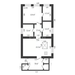 Дом 36м², 1-этажный, участок 5 сот.