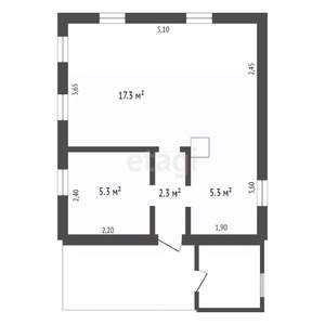 Дом 30м², 1-этажный, участок 9 сот.