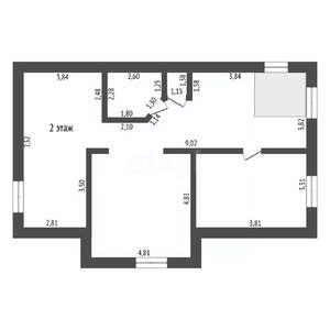 Дом 250м², 2-этажный, участок 10 сот.  