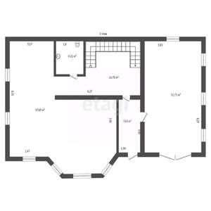 Дом 220м&sup2;, 2-этажный, участок 10 сот.  