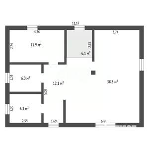 Дом 168м&sup2;, 2-этажный, участок 812 сот.  
