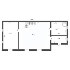 Дом 154м&sup2;, 2-этажный, участок 6 сот.  