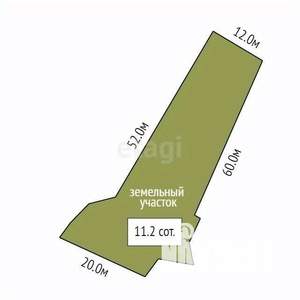 Дом 36м&sup2;, 1-этажный, участок 11 сот.  