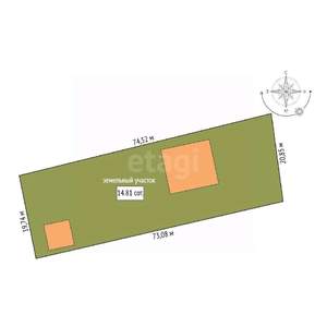Дом 150м&sup2;, 3-этажный, участок 15 сот.  