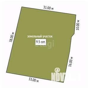 Дом 64м&sup2;, 1-этажный, участок 10 сот.  