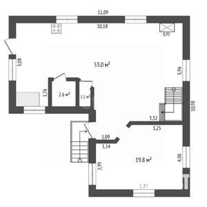 Дом 150м&sup2;, 3-этажный, участок 5 сот.  