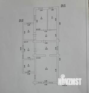 Дом 108м&sup2;, 2-этажный, участок 6 сот.  