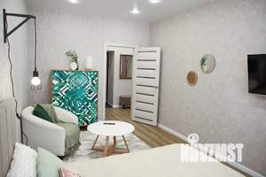 1-к квартира, посуточно, 39м2, 1/12 этаж