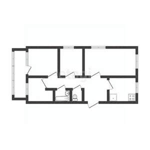 4-к квартира, вторичка, 71м2, 5/5 этаж