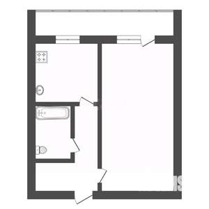 1-к квартира, вторичка, 35м2, 8/12 этаж