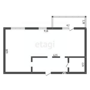 2-к квартира, вторичка, 62м2, 4/16 этаж