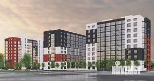 1-к квартира, строящийся дом, 38м2, 8/9 этаж