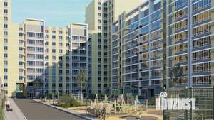 1-к квартира, строящийся дом, 39м2, 6/9 этаж