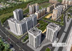 1-к квартира, строящийся дом, 41м2, 7/15 этаж