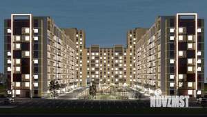 1-к квартира, строящийся дом, 39м2, 6/9 этаж