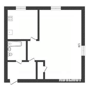 1-к квартира, вторичка, 30м2, 3/4 этаж