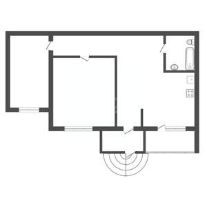 2-к квартира, вторичка, 80м2, 1/5 этаж