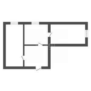 2-к квартира, вторичка, 54м2, 1/5 этаж