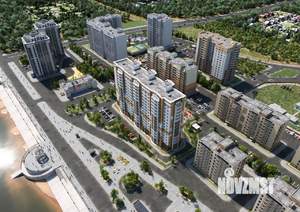 2-к квартира, строящийся дом, 57м2, 14/14 этаж