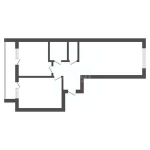 2-к квартира, вторичка, 51м2, 6/9 этаж