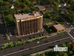 1-к квартира, строящийся дом, 52м2, 5/9 этаж
