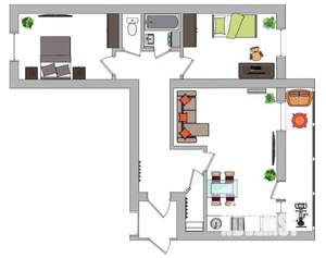 3-к квартира, вторичка, 66м2, 8/9 этаж