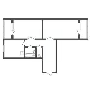 2-к квартира, вторичка, 66м2, 4/17 этаж