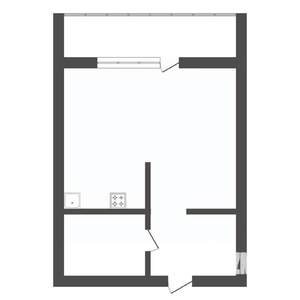 Студия квартира, вторичка, 29м2, 8/10 этаж