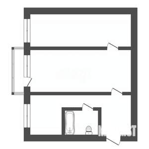 2-к квартира, вторичка, 45м2, 3/5 этаж