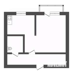 1-к квартира, вторичка, 33м2, 3/5 этаж