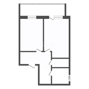 1-к квартира, вторичка, 41м2, 1/12 этаж