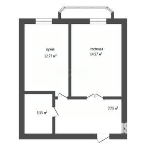 1-к квартира, вторичка, 39м2, 8/14 этаж
