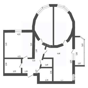 2-к квартира, вторичка, 78м2, 10/14 этаж