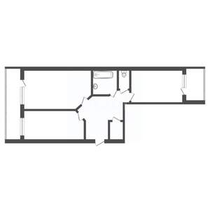 2-к квартира, вторичка, 59м2, 11/15 этаж