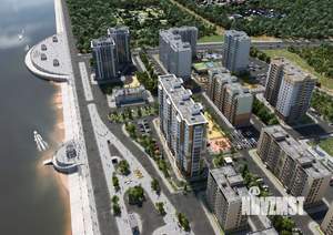 1-к квартира, строящийся дом, 40м2, 10/14 этаж