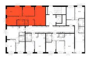 3-к квартира, вторичка, 73м2, 7/9 этаж