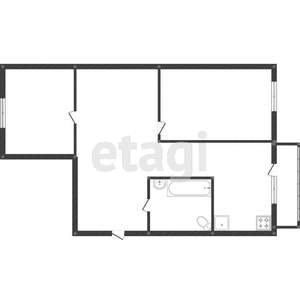 2-к квартира, вторичка, 61м2, 4/14 этаж