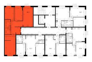 3-к квартира, вторичка, 84м2, 3/9 этаж
