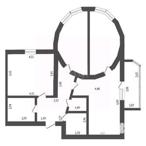 2-к квартира, вторичка, 78м2, 10/14 этаж