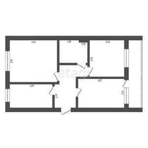 3-к квартира, вторичка, 71м2, 3/5 этаж
