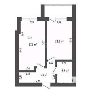 1-к квартира, вторичка, 40м2, 5/10 этаж