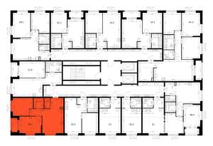 2-к квартира, вторичка, 49м2, 16/16 этаж
