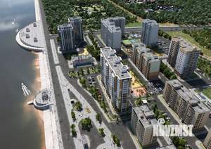 1-к квартира, строящийся дом, 45м2, 10/14 этаж