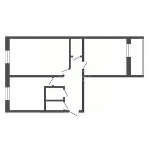 3-к квартира, вторичка, 65м2, 5/5 этаж