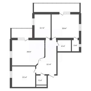 3-к квартира, вторичка, 97м2, 14/18 этаж