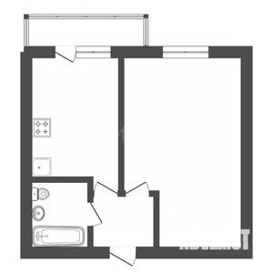 1-к квартира, вторичка, 40м2, 3/14 этаж