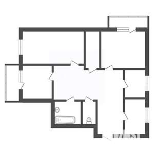 4-к квартира, вторичка, 100м2, 4/5 этаж