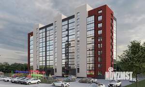 1-к квартира, строящийся дом, 38м2, 8/9 этаж