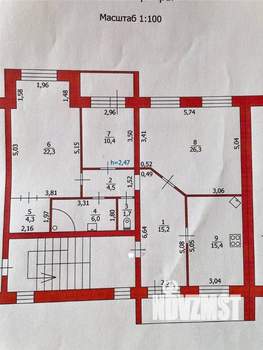 3-к квартира, вторичка, 106м2, 5/6 этаж