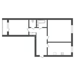 2-к квартира, вторичка, 49м2, 2/5 этаж